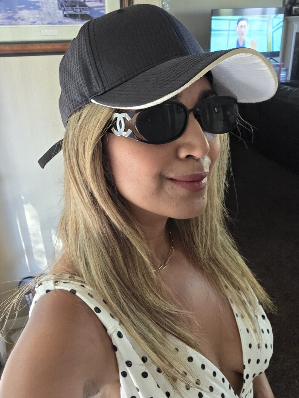 Black Chanel Sunglasses